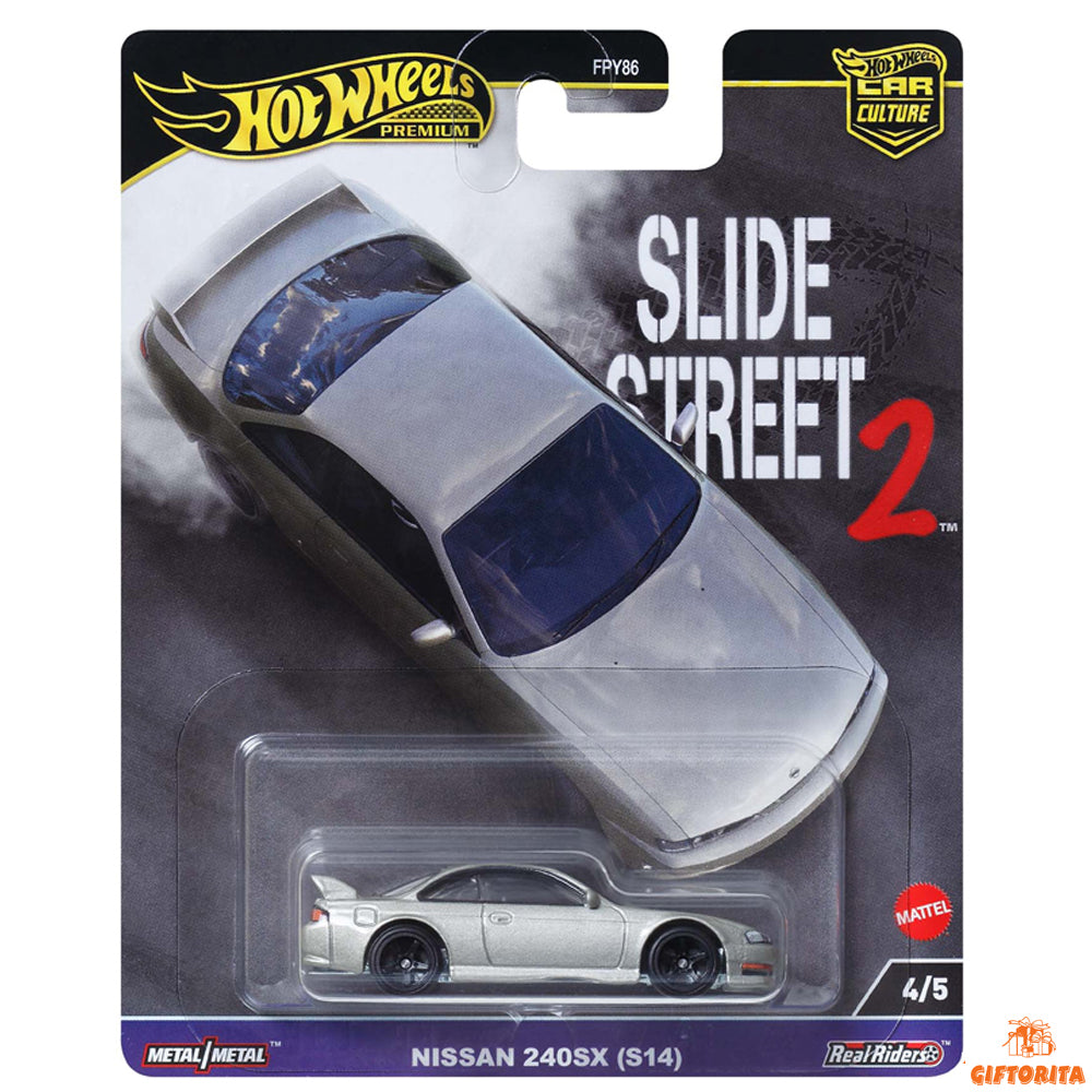 Pre-Order – Hot Wheels Premium – Slide Street 2 – Nissan Silvia S14