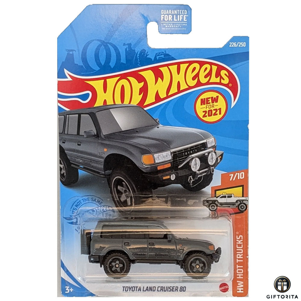 Hot Wheels Regular - Toyota Land Crusier 80 - 7/10 & 226/250 - Gray