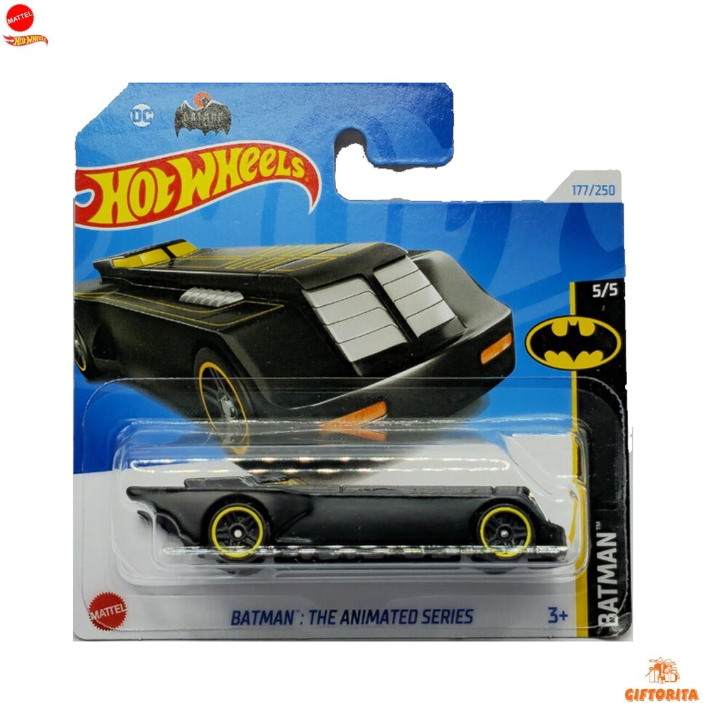 Hot Wheels Regular Short Card – Batman : The Animated Series – 5/5 & 177/250 – Black