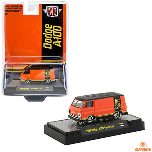 M2 Machines 1:64 Die Cast (P00074) – 1967 Dodge A100 Van – Orange