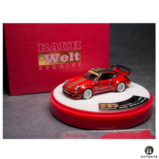 PGM 1:64 Die Cast (P00089) – PORSCHE 911 993 RWB RAUH WELT BEGRIFF 1964 RED Ltd 1500 pcs