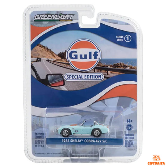 Greenlight Die Cast 1:64 (P00981) – 1965 Shelby Cobra 427 S/C (Gulf)