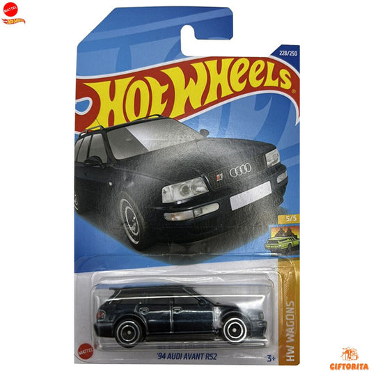 Hot Wheels Regular – 94 Audi Avant RS2 – 5/5 & 228/250 – Black