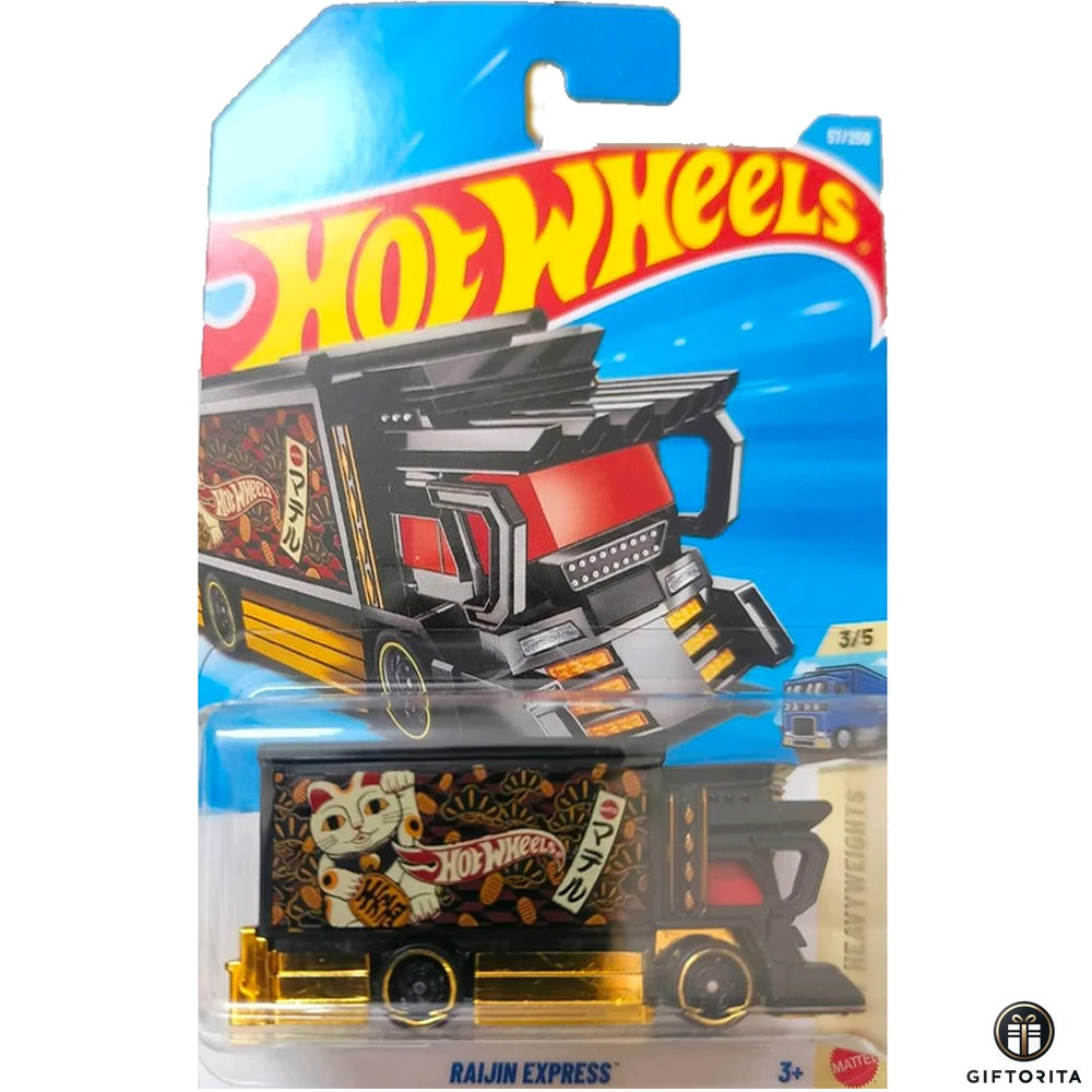 Hot Wheels Regular- Raijin Express - 3/5 & 57/250 - Black