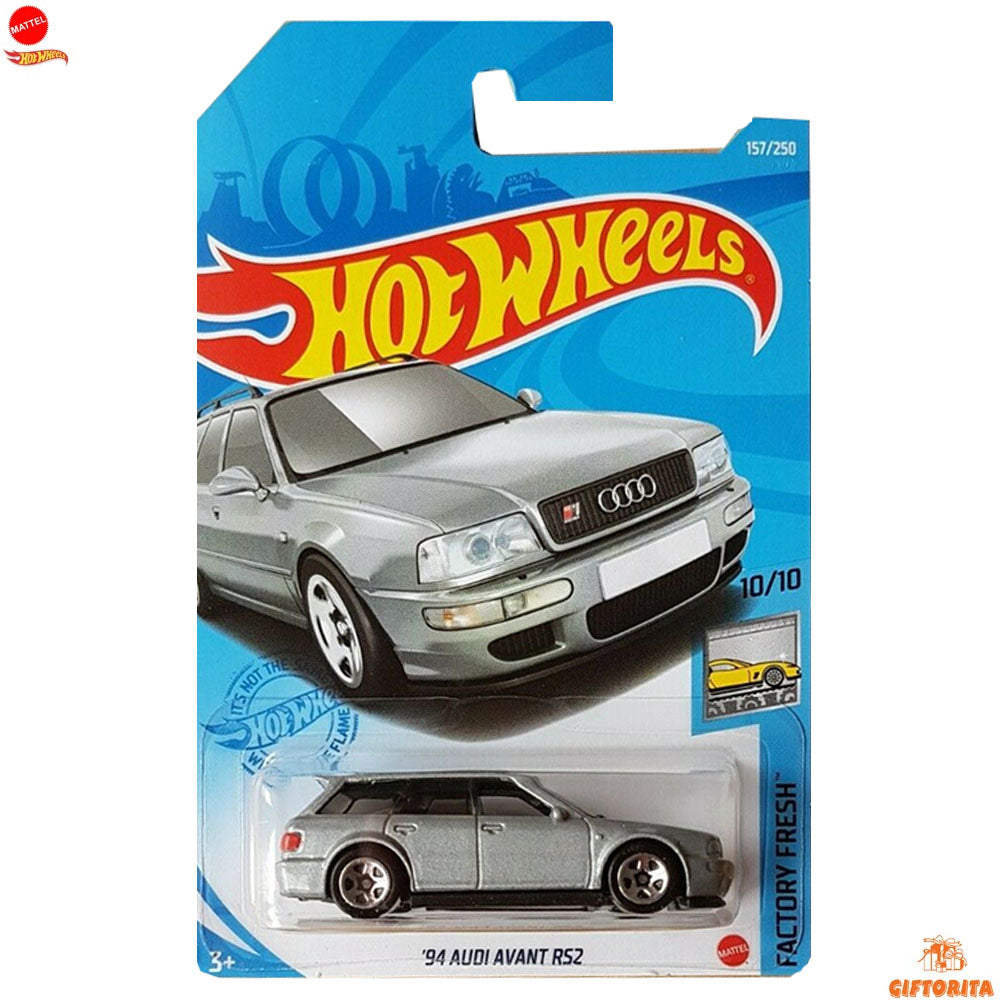 Hot Wheels Regular – 94 Audi Avant RS2 - 10/10 & 157/250 - Silver