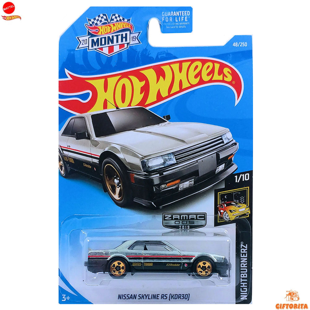 Hot Wheels Regular Nissan 1 – Nissan Skyline RS (KDR30) – 1/10 & 48/250 – ZAMAC – Silver