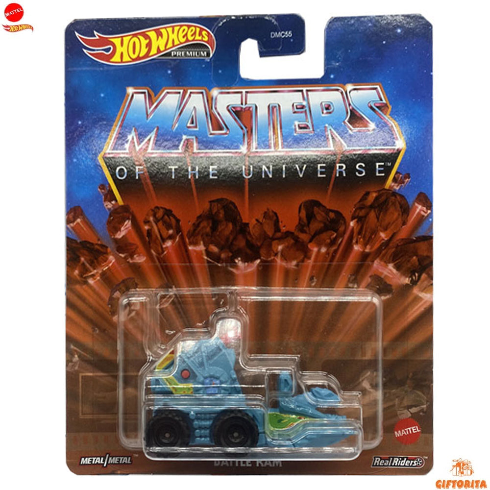 Hot Wheels Premium Single 1 – Battle Ram -Sky Blue