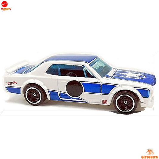 Hot Wheels Regular (LOOSE) P01211 – Nissan Skyline H/T 2000GT-X – 9/10 & 283/365 – White + Blue (CARD AVAILABLE)