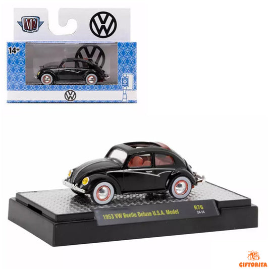 M2 Machines 1:64 Die Cast (P00074) – 1953 VW Beetle Deluxe U.S.A Model