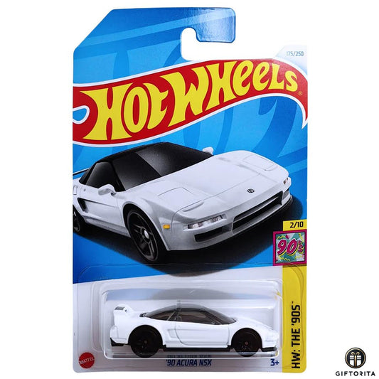 Hot Wheels Regular – 90 Acura NSX – 2/10 & 175/250 – White