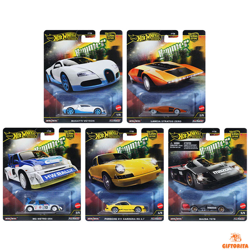 Pre-Order – Hot Wheels Premium Car Culture Hammer Drop – Set Of 5