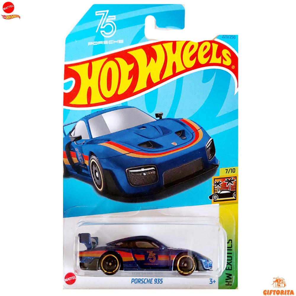 Hot Wheels Regular Porsche - Porsche 935 – 7/10 & 223/250 – Blue