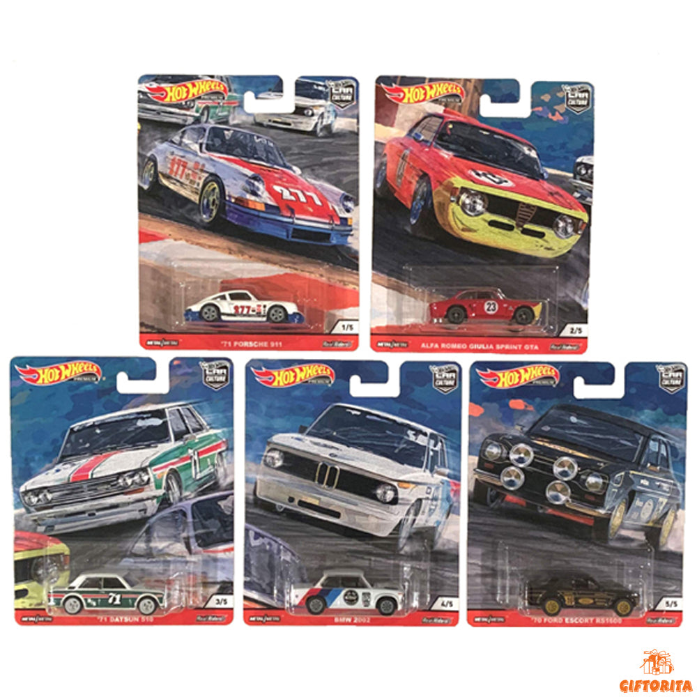 Hot Wheels Premium (P01186) – Door Slammers – Set Of Cars – Multicolor