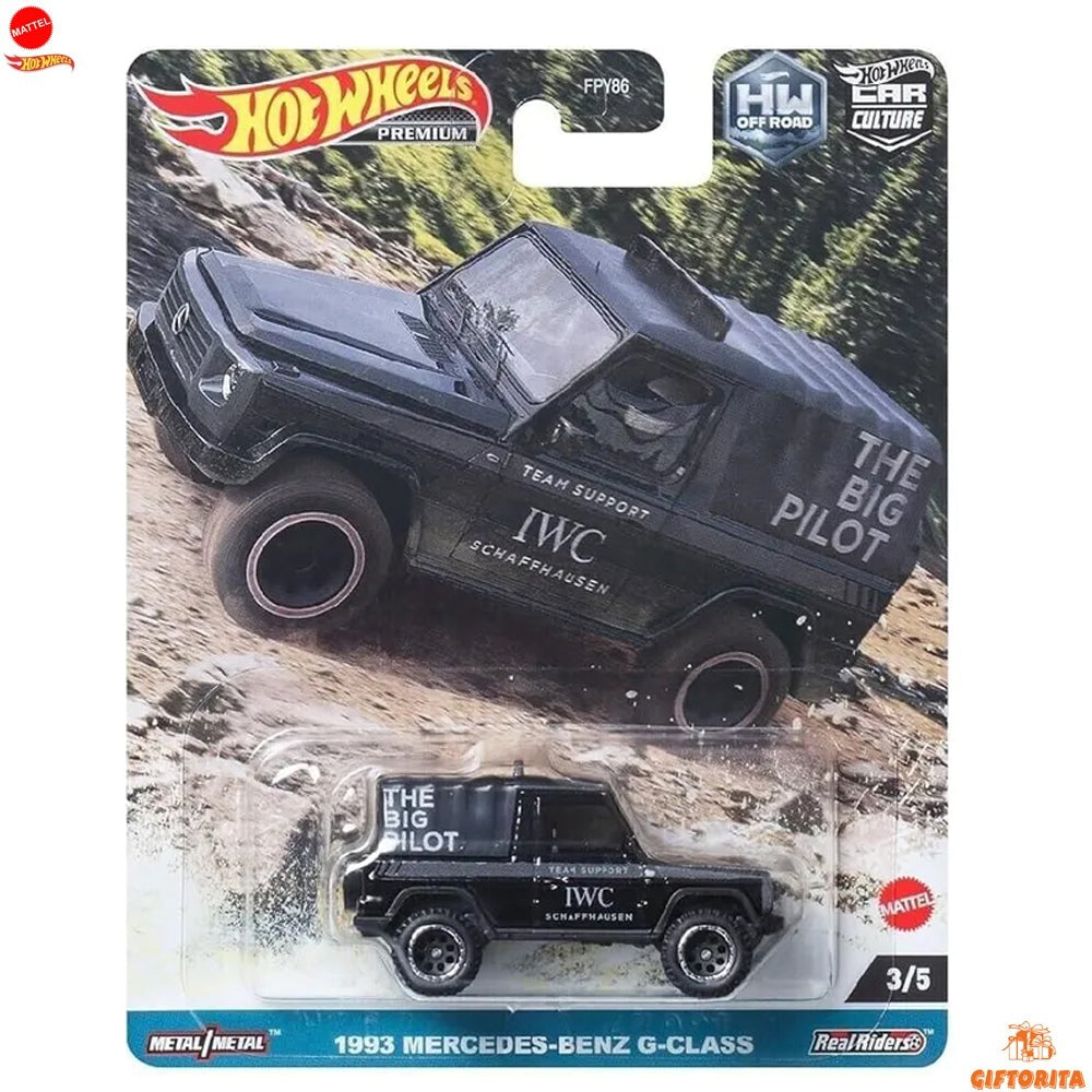 Hot Wheels Regular Single – Car Culture – HW Off Road – 1993 Mercedes-Benz G-Class – 3/5