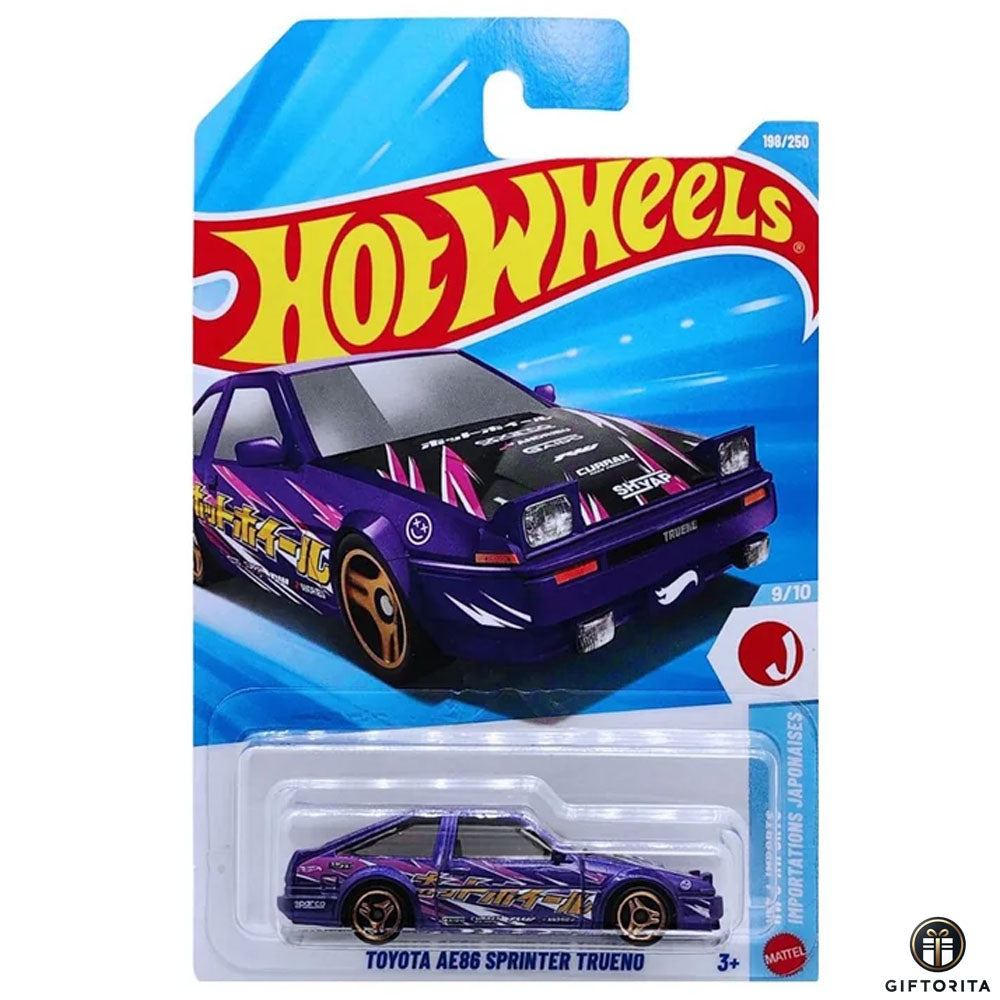 Hot Wheels Regular - Toyota AE86 Sprinter Trueno - 9/10 & 198/250 - Purple