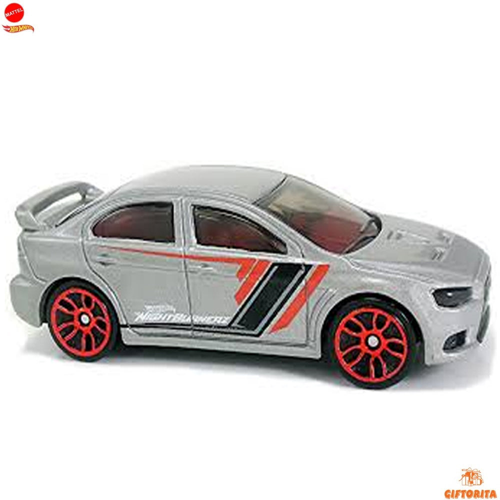 Hot Wheels Regular (LOOSE) P01211 – 2008 Lancer Evolution – Silver (CARD NOT AVAILABLE)