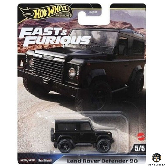 Hot Wheels Premium Single – Fast & Furious – Land Rover Defender 90 - 5/5 - Black