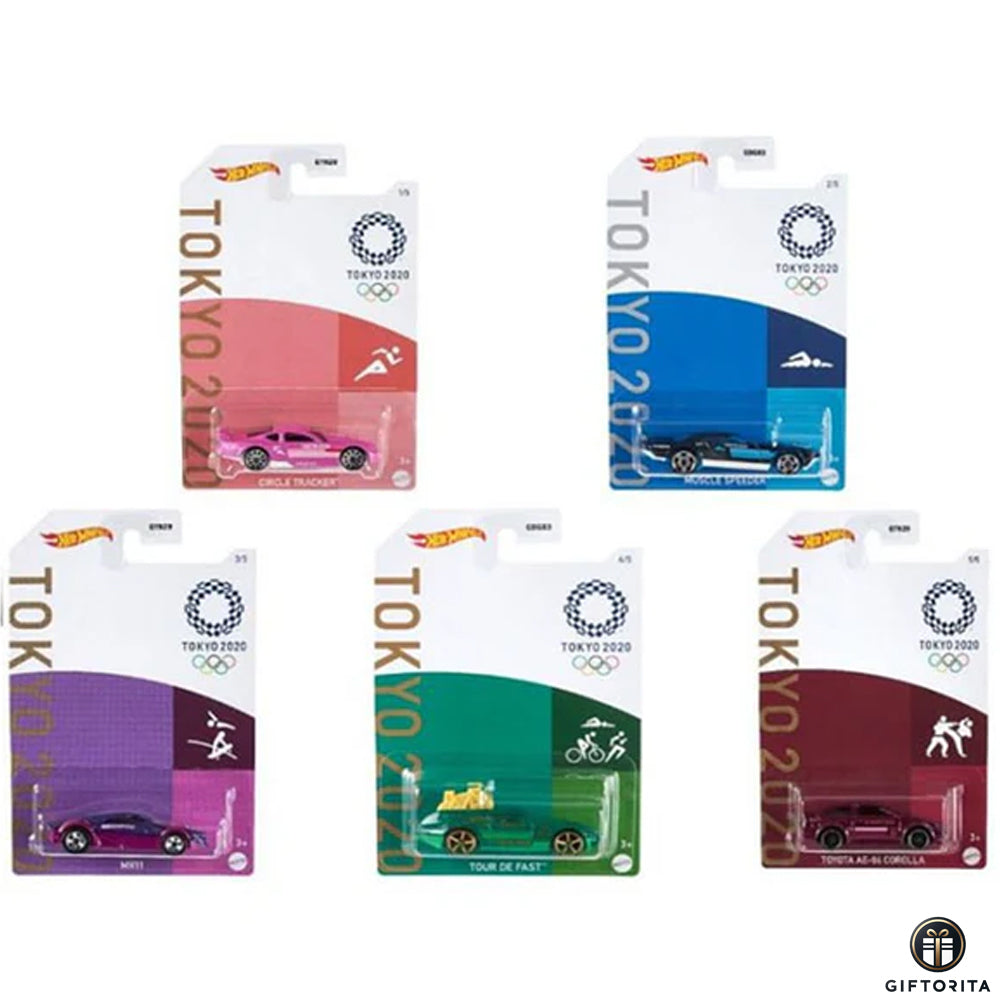 Hot Wheels Regular (P01194) – Tokyo 2020 Car Set (Set Of 5 Car)