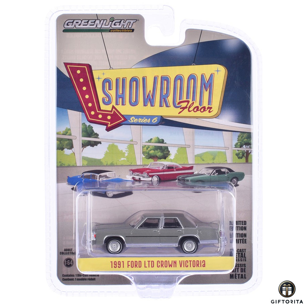 Greenlight Die Cast 1:64 (P00981) –  1991 Ford LTD Crown Victoria - Silver
