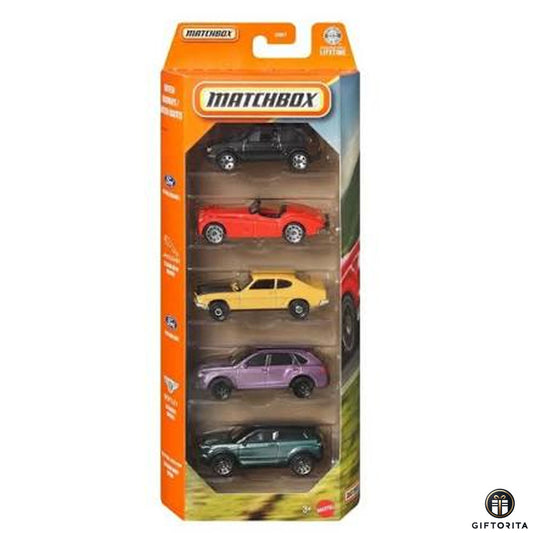 Matchbox 5 Pack (P00019) - Matchbox Car 2026 British Roadways Pack of 5