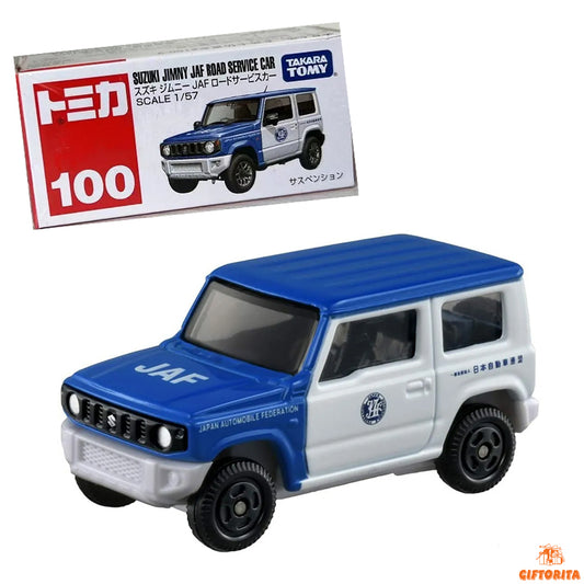 Die Cast 1:57 – TOMICA Regular 100 – Suzuki Jimny JAF Road Sevice Car