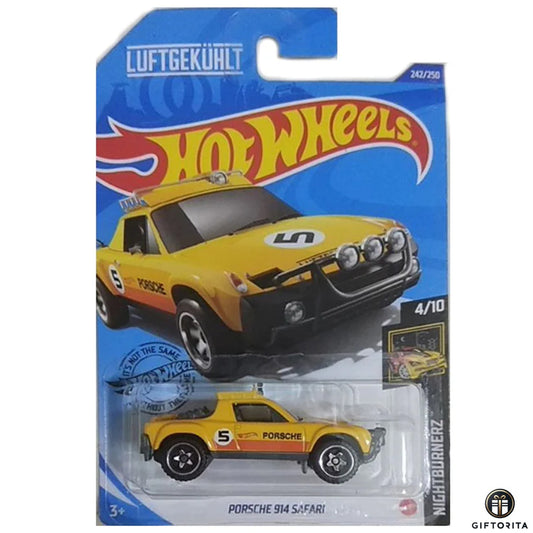 Hot Wheels Regular Porsche -  LUFTGEKUHLT -  Porsche 914 Safari - 4/10 & 242/250 - Yellow