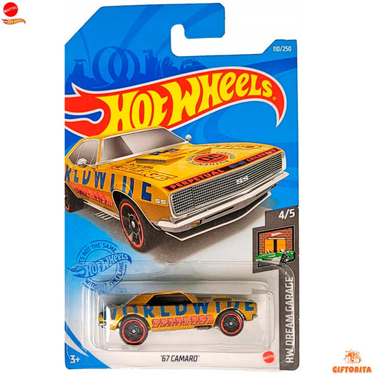 Hot Wheels Regular Camaro - 67 Camaro - 4/5 & 110/250 - Gold