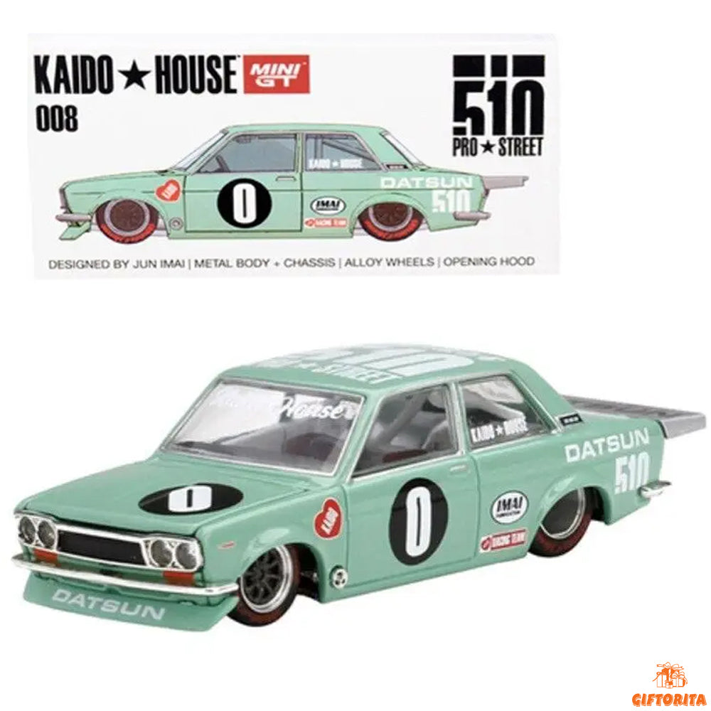 MINI GT 1:64 Die Cast – KAIDO * HOUSE 008 (P00110) – Datsun 510 Pro Street KDO510