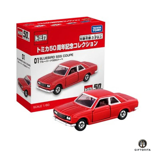 TOMICA Regular 1:60 – 50th Anniversary – Collection 01 Bluebird SSS Coupe