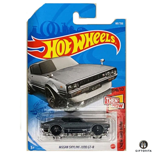 Hot Wheels Regular Nissan 1  – Nissan Skyline 2000 GT R – 9/10 & 180/250 – Silver