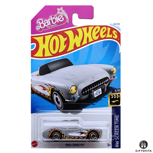 Hot Wheels Regular Corvette - 1956 CORVETTE – 3/10 & 29/250 – Gray