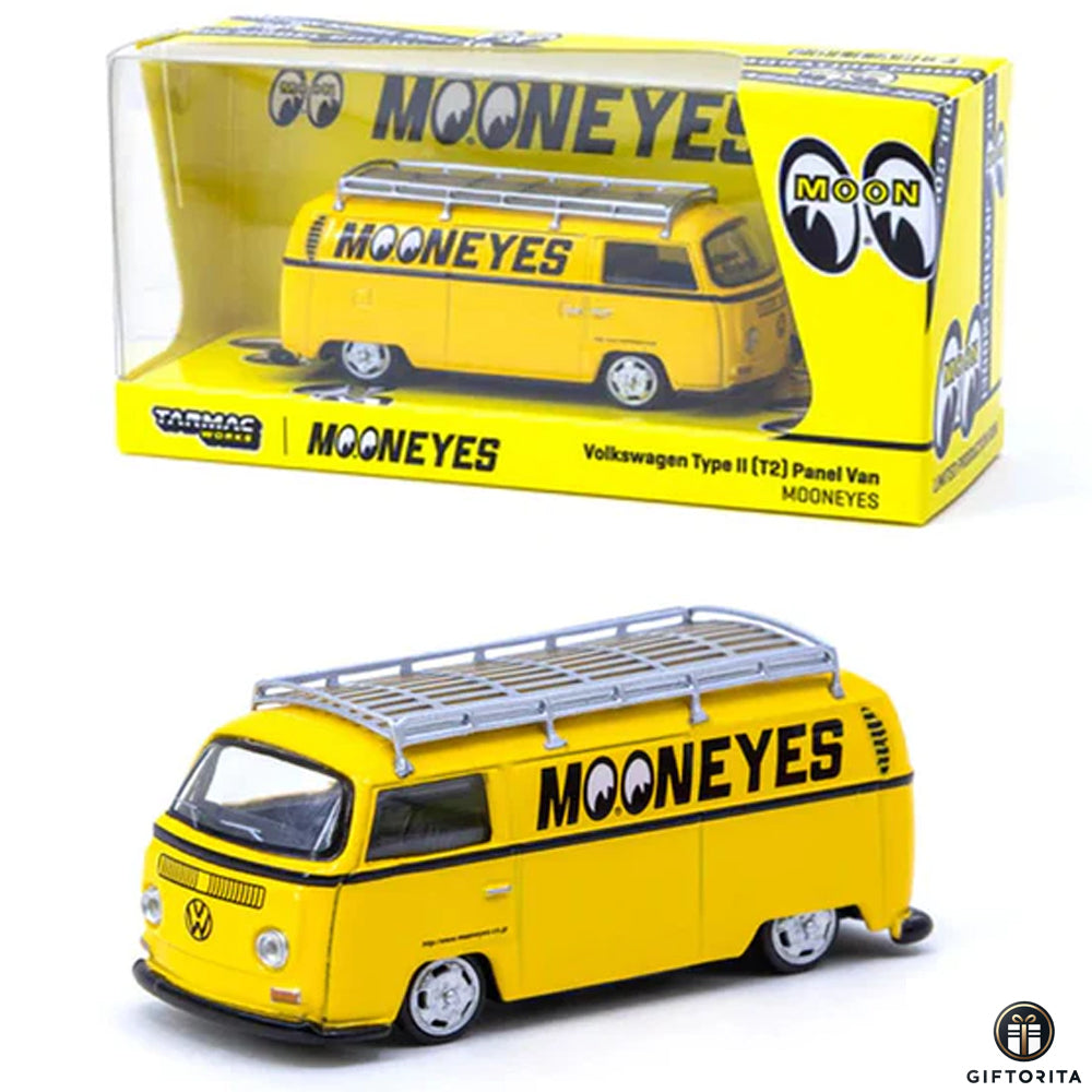 TARMAC (P00068) – Mooneyes – Volkswagen Type ii (t2) Panel Van – Yellow