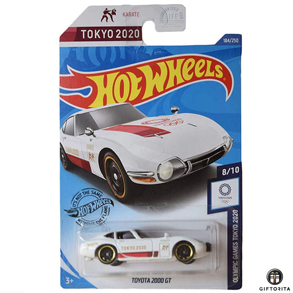 Hot Wheels Regular Toyota 1 – Toyota 2000 GT – 8/10 & 184/250 – White