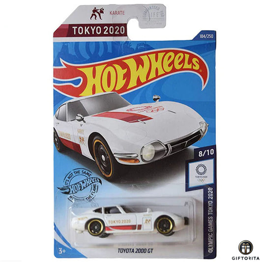 Hot Wheels Regular Toyota 1 – Toyota 2000 GT – 8/10 & 184/250 – White