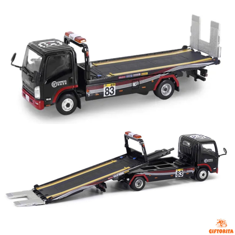 Tiny (P00133) 1:64 Die Cast # 18 – Isuzu N Series Flatbed Tow Truck – SF Express