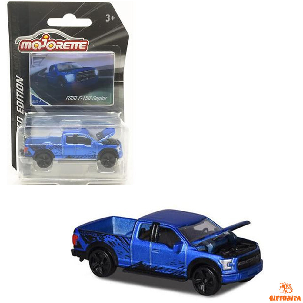 Majorette 1: 64 Die Cast – Ford F-150 Raptor – Blue