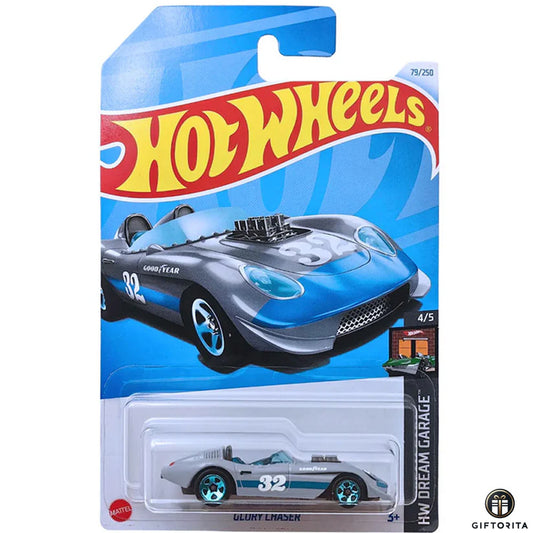 Hot Wheels Regular Glory Chaser – Glory Chaser – 4/5 & 79/250 – Gray & Blue Liner