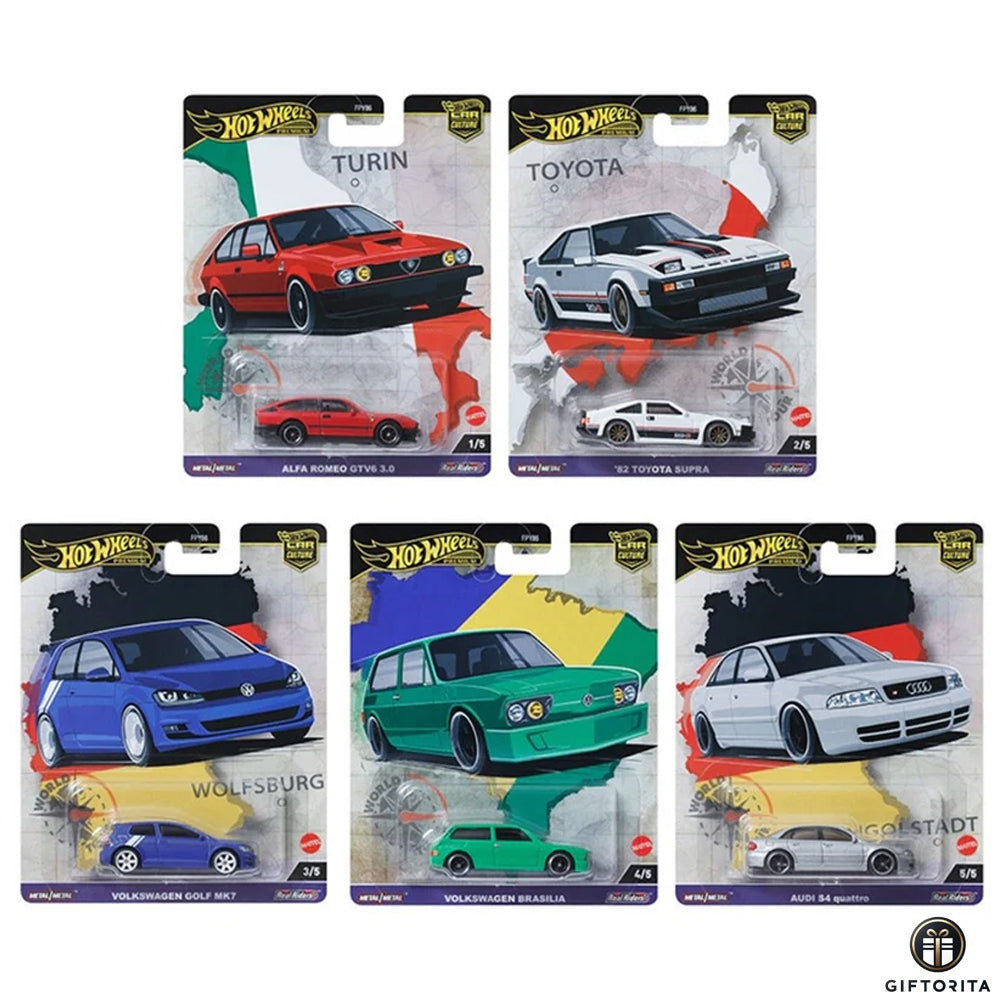 Hot Wheels 2024 Car Culture World Tour Case A (Set of 5 Cars) (P01649)