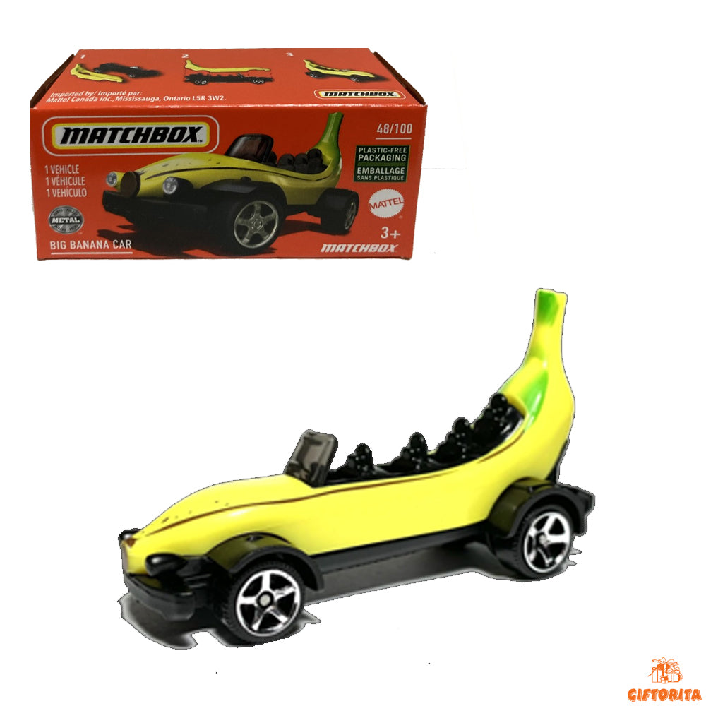 MATCHBOX ( BOX) P00016 – BIG BANANA CAR – YELLOW