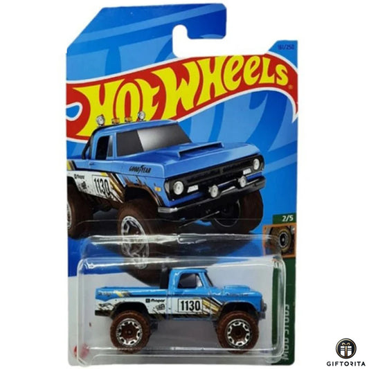 Hot Wheels Regular Dodge 2 – 70 Dodge Power Wagon – 2/5 & 161/250  –  Blue