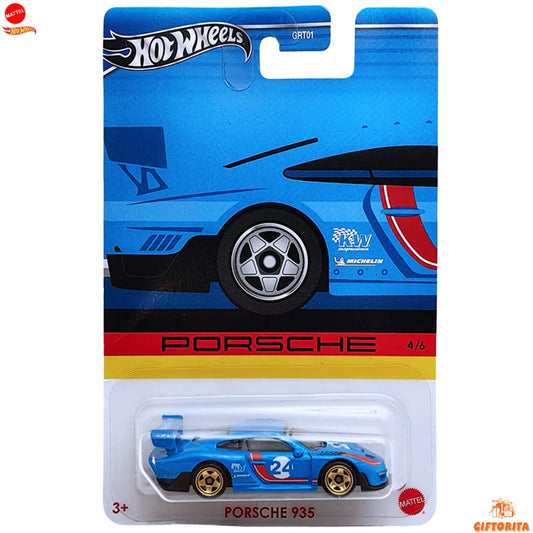 Hot Wheels Regular Porsche - Porsche 935 – 4/6 – Blue