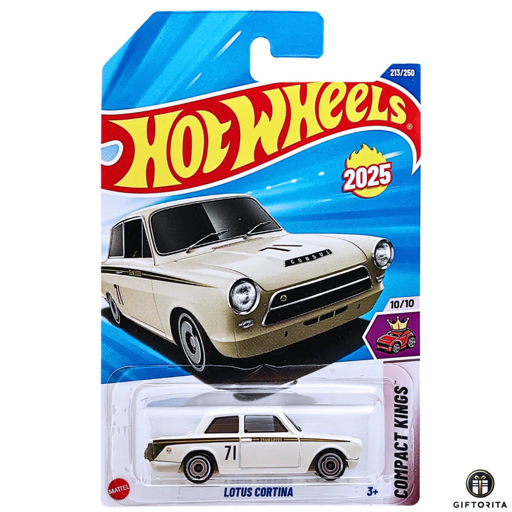 Hot Wheels Regular - Lotus Cortina - 10/10 & 213/250 - Off-white