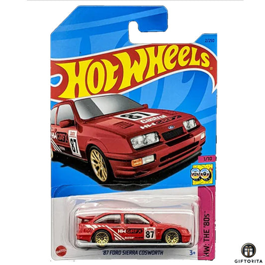 Hot Wheels Regular - 87 Ford Sierra Cosworth - 1/10 & 2/250 - Red