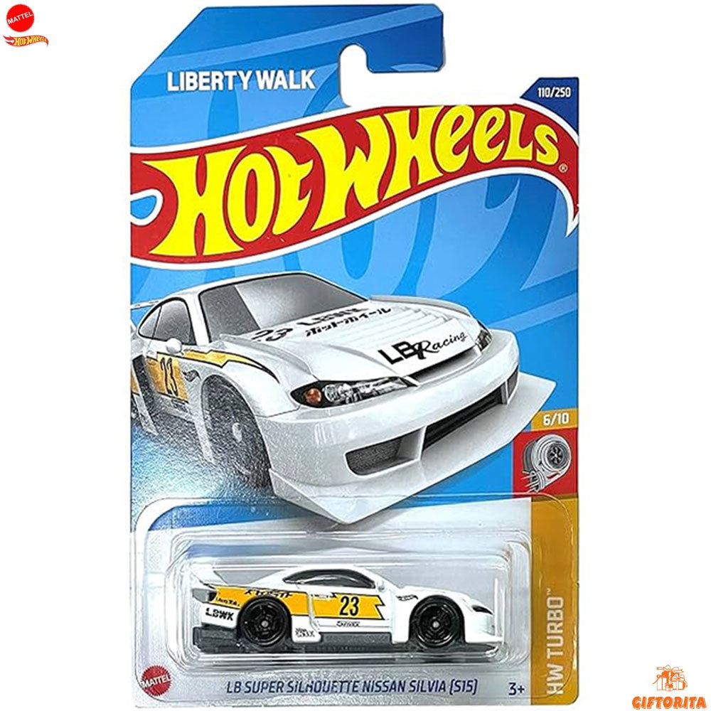 Hot Wheels Regular Nissan 2 – LB SUPER SILHOUETTE NISSAN SILVIA (S15) – 6/10 & 110/250 -White