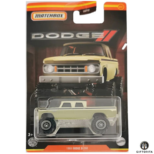 Matchbox Regular Card 2  (P00015)  – 1968 Dodge D-200 – 5/12