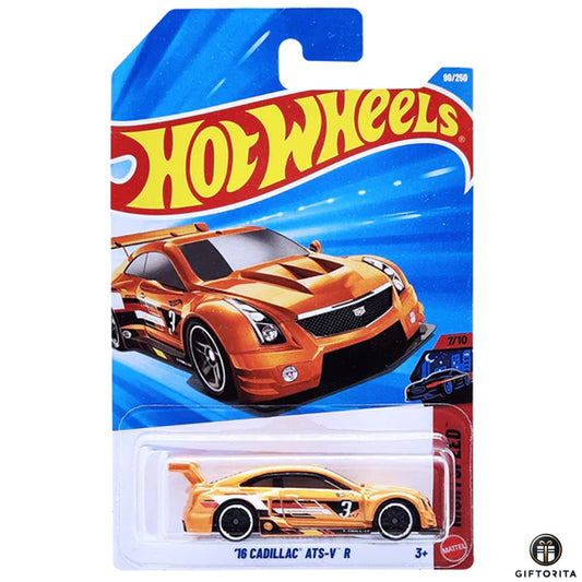 Hot Wheels Regular - 16 Cadillac ATS-V R -7/10 & 90/250 - Orange