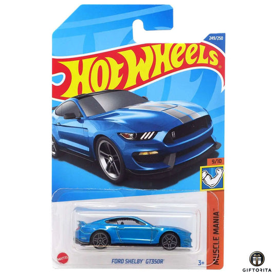 Hot Wheels Regular - Ford Shelby GT350R - 9/10 & 249/250 - Blue