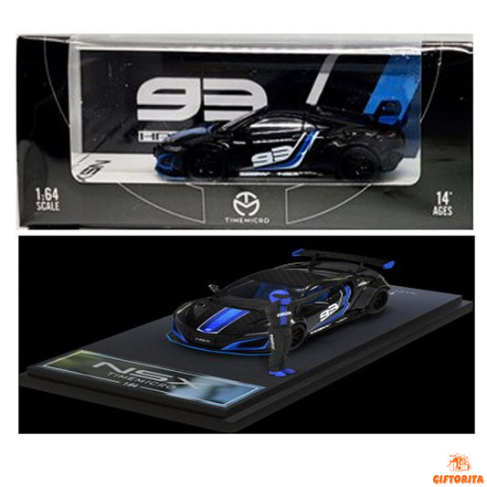 TIME MICRO 1:64 Die Cast (P00055) – Honda NSX 93 HPP with Figure