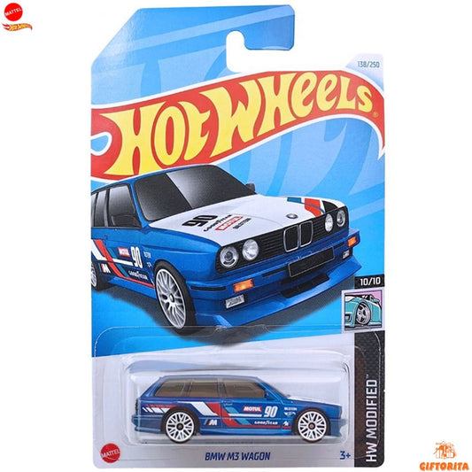 Hot Wheels Regular  BMW – BMW M3 Wagon – 10/10 & 138/250 – Blue