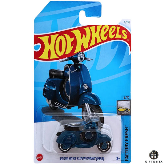 Hot Wheels Regular Vespa – Vespa 90 SS Super Sprint (1966) – 6/10 & 71/250 – Blue
